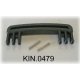 KIN.0479 EXPLORER CASES NERO Maniglia riv. in gomma per modelli 3818-4412-4419-5117-5122