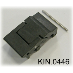 KIN.0446 EXPLORER CASES NERO Serratura a doppia leva per modelli da 3818 in su