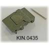 KIN.0435 EXPLORER CASES VERDE MILITARE Serratura a doppia leva per modelli da 3818 in su