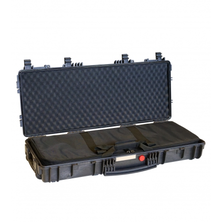 RED 9413 BGS EXPLORER CASES VALIGIA IN POLIPROPILENE NERA CON SPUGNA A CONI NEL COPERCHIO E GSLEEVE 94