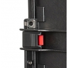 KIN.1113 EXPLORER CASES Serratura nera con pulsante di sicurezza rosso per 15416