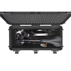 BRO4800W-01HPRC VALIGIA ERMETICA PORTA BICICLETTA CON RUOTE NERA