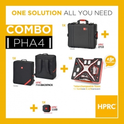 PHA4-2710COM-01 HPRC COMBO - HPRC2710 + SOFT BAG FOR DJI PHANTOM4 /4PRO/4PRO+ (INTERCHANGEABLE FOAM)
