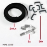 KIN.1159 GT LINE KIT CLIPS ED ELASTICI PER MODELLI AL1.KT01 - AL1.KT02