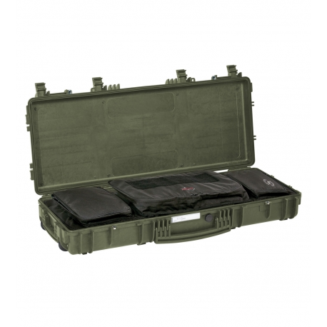 9413 GGB EXPLORER CASES VERDE MILITARE CON BORSA GBAG 94 Valigia a tenuta stagna in polipropilene copolimero