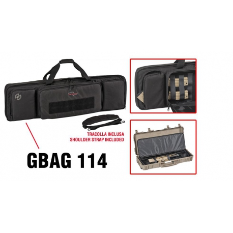 GBAG 114 EXPLORER CASES BORSA IMBOTTITA PORTA FUCILE PER VALIGIA 11413