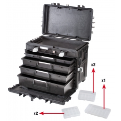 AI1.KT02 ALL.IN.ONE GT LINE Trolley porta utensili in polipropilene