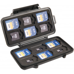0910-015-110E PELI 0915 MICRO SCHEDA DI MEMORIA NERA IN PACK 6 PZ