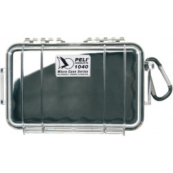 1040-025-100E PELI 1040 MICRO VALIGIA NERO/CLEAR