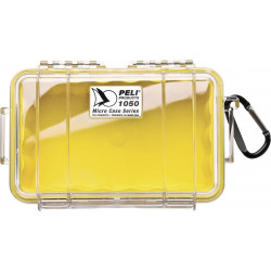 1050-027-100E PELI 1050 MICRO VALIGIA GIALLO/CLEAR