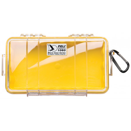 1060-027-100E PELI 1060 MICRO VALIGIA GIALLO/CLEAR