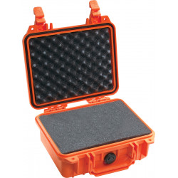 1200-000-150E PELI 1200 PROTECTOR VALIGIA ARANCIONE CON SPUGNA