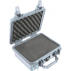 1200-000-180E PELI 1200 PROTECTOR VALIGIA SILVER CON SPUGNA