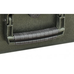 KIN.1206 EXPLORER CASES Maniglia verde militare rivestita in gomma (mod.5218-5221)