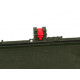 KIN.1114 EXPLORER CASES Serratura verde militare con pulsante di sicurezza rosso per 15416