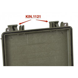 KIN.1121 EXPLORER CASES VERDE MILITARE Serratura per modello 3005