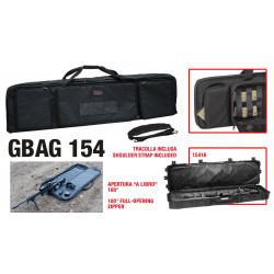 GBAG 154 EXPLORER CASES BORSA IMBOTTITA NERA PORTA FUCILE PER VALIGIA 15416