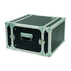 CR106BLKM PROEL Flight case 6U a rack 19', profondità utile corpo 33cm.