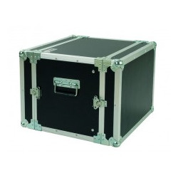 CR108BLKM PROEL Flight case 8U a rack 19', profondità utile corpo 33cm.