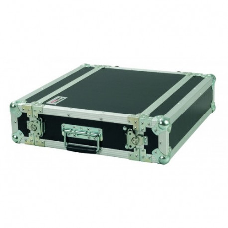 CR122BLKM PROEL Flight case 2U a rack 19', profondità utile corpo 25cm.