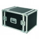 CR208BLKM PROEL Flight case professionale 8U a rack 19', profondità utile corpo 45cm.