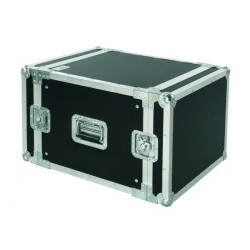 CR208BLKM PROEL Flight case professionale 8U a rack 19', profondità utile corpo 45cm.