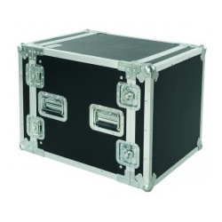 CR210BLKM PROEL Flight case professionale 10U a rack 19', profondità utile corpo 45cm.