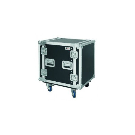 CR212BLKMW PROEL Flight case professionale 12U a rack 19', profondità utile corpo 45cm.