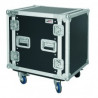 CR212BLKMW PROEL Flight case professionale 12U a rack 19', profondità utile corpo 45cm.