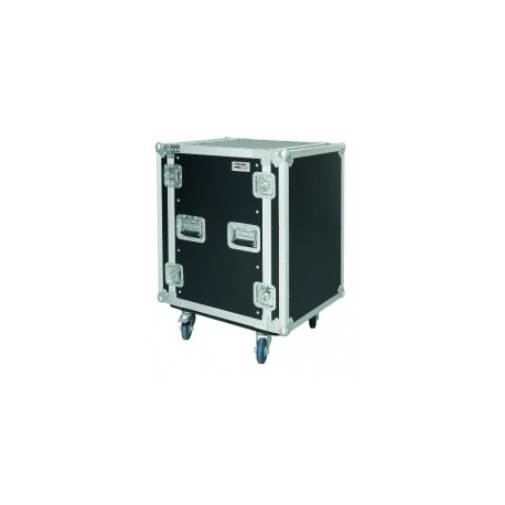 CR216BLKMW PROEL Flight case professionale 16U a rack 19', profondità utile corpo 45cm.