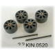 KIN.0520 EXPLORER CASES Ruote per modello 10840