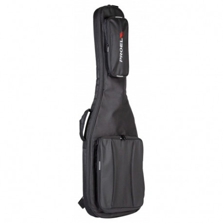 BAG150E PROEL Borsa per chitarra Elettrica in poliestere 600D antistrappo con imbottitura da 10mm. Disponibile nel colore nero.