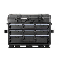 5140X.B.2LR EXPLORER CASES NERA CON CASSETTI VUOTI 2 x AIBOX6.E + 1 x AIBOX9.E, CON RFID/NFC