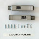 LOCKATOMIK GT LINE Set di 2 combilock compatibile con tutte le valigie ATOMIK.