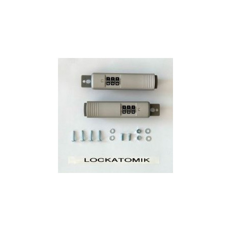 LOCKATOMIK GT LINE Set di 2 combilock compatibile con tutte le valigie ATOMIK.