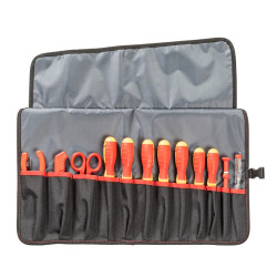 TOOL ROLL.12T R WORK LINE Rotolo portautensili con 12 tasche