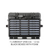5140X.B.7C EXPLORER CASES NERA CON 7 AIBOX3.F CON SPUGNA