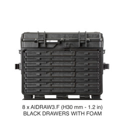 5140.B.8C EXPLORER CASES NERA CON 8 AIDRAW3.F CON SPUGNA