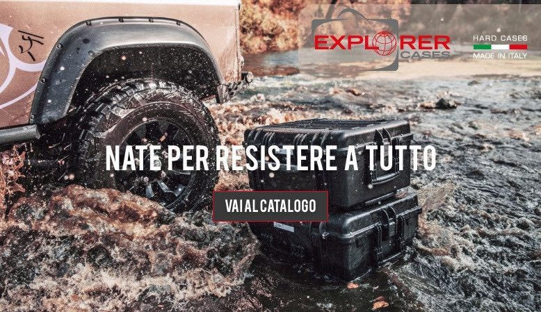 EXplorer Cases valigie tecniche a tenuta stagna ad alta resistenza